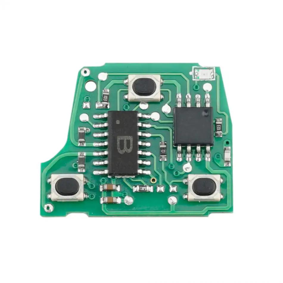 Дистанционный Автомобильный ключ 433 МГц 2 кнопки с лезвием TOY43 подходит для Toyota RAV4