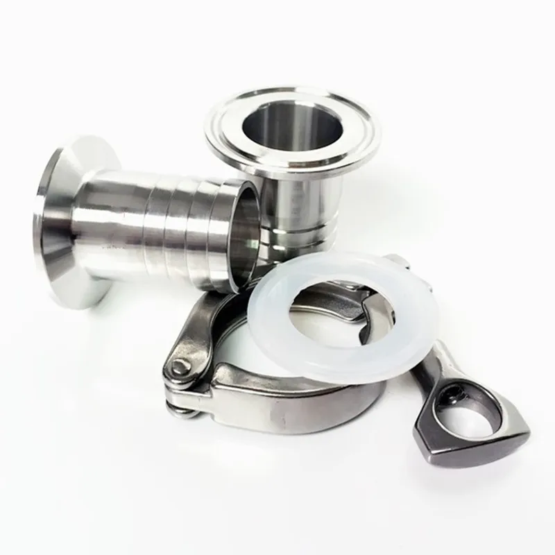 1-3/4 &quot45 мм санитарный шланг Барб наконечник OD 64 + 2&quot Tri Зажим PTFE прокладка из