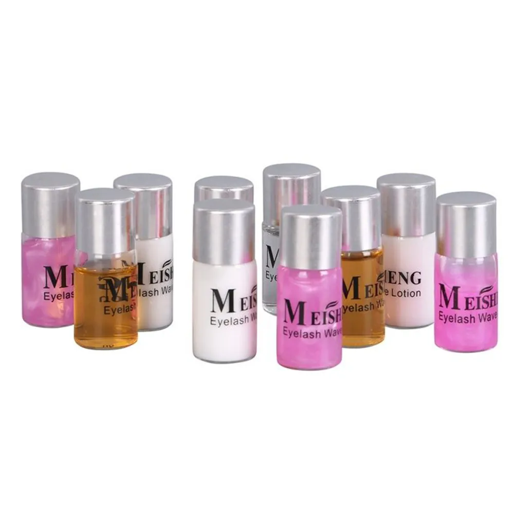 Накладные ресницы nagaraku для наращивания волнистый лосьон завивки и набор ресниц