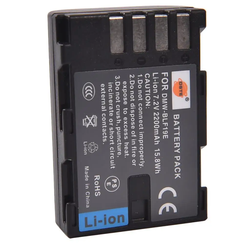 DSTE 2 шт. DMW-BLF19E BLF19 Аккумулятор для камеры Panasonic Lumix DMC-GH3 DMC-GH4 | Электроника