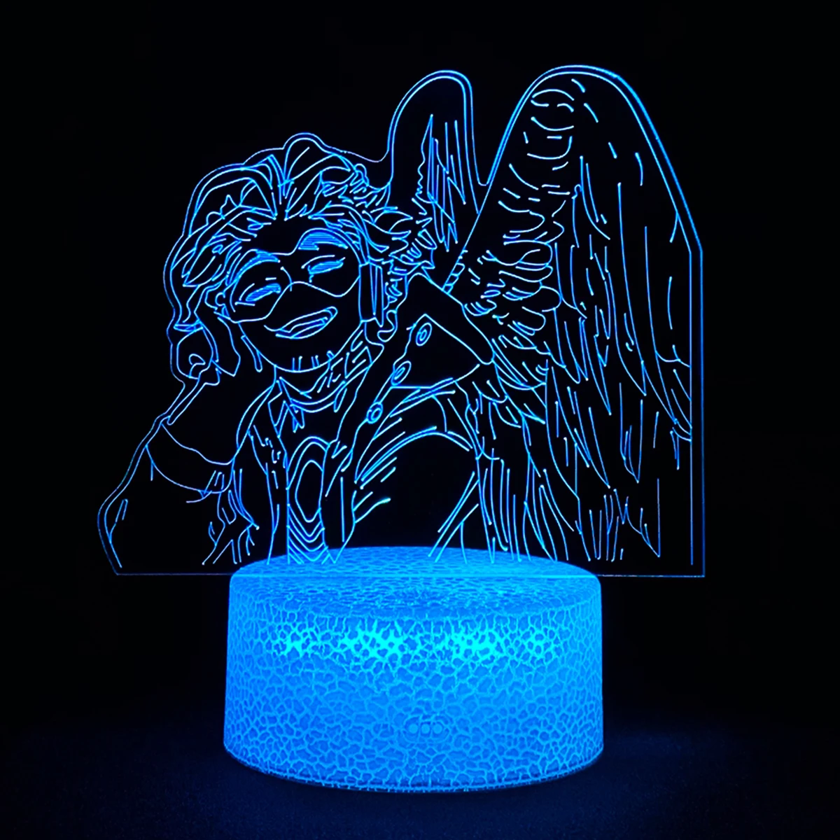

My Hero Academia Hawks Lamp Anime for Bedroom Decor Child Kids Birthday Gift Manga Gadget Dropshipping Hawks Led Night Light