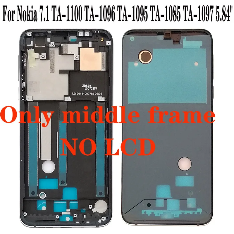 Shyueda ips Оригинальная Новинка AAA+ 5,8" для Nokia 7,1 TA-1100 TA-1096 TA-1095 TA-1085 TA-1097 ЖК-дисплей сенсорный экран дигитайзер - Цвет: Only Blue frame