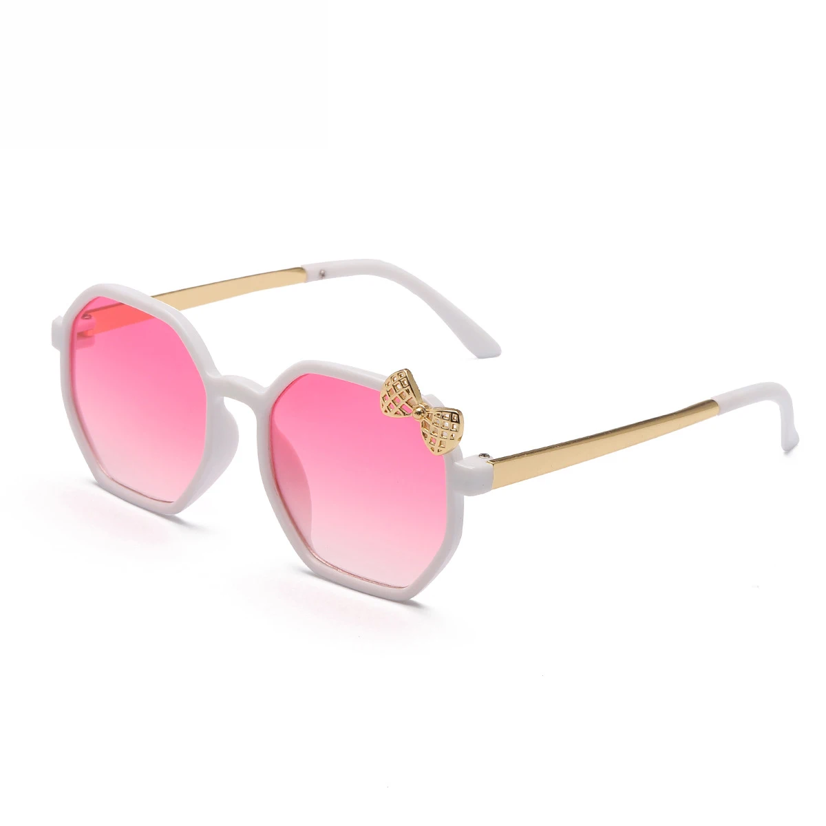 

Pink Square Kids Sunglasses Children Cute Butterfly Tie Metal Sun Glasses Girls Boys Baby Trends 2021 Gifts Colored Lenses Vogue