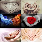 5D алмазная живопись Детская мозаика Алмазная вышивка новорожденный полный квадратныйкруглый стразы Картина Набор для вышивки крестиком подарок ручной работы