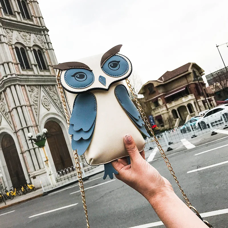 

Cute Owl Design Purses and Handbags for Women Animal Shape Chain Shoulder Bag Fashion Female Small Crossbody Bag Clutch Bag New
