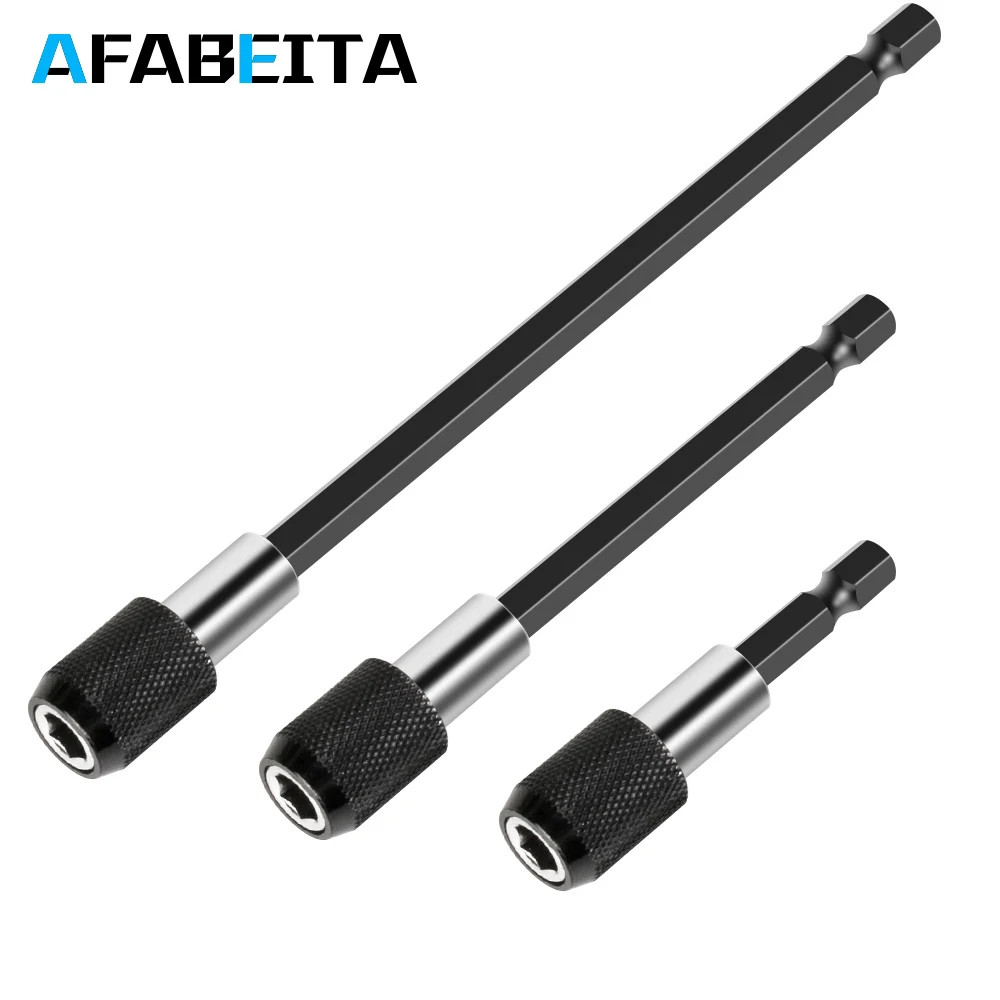 60/100/150 мм 1/4 дюйма шестигранным хвостовиком Quick Release отвертка бит Держатель гибкий удлинитель отвертка