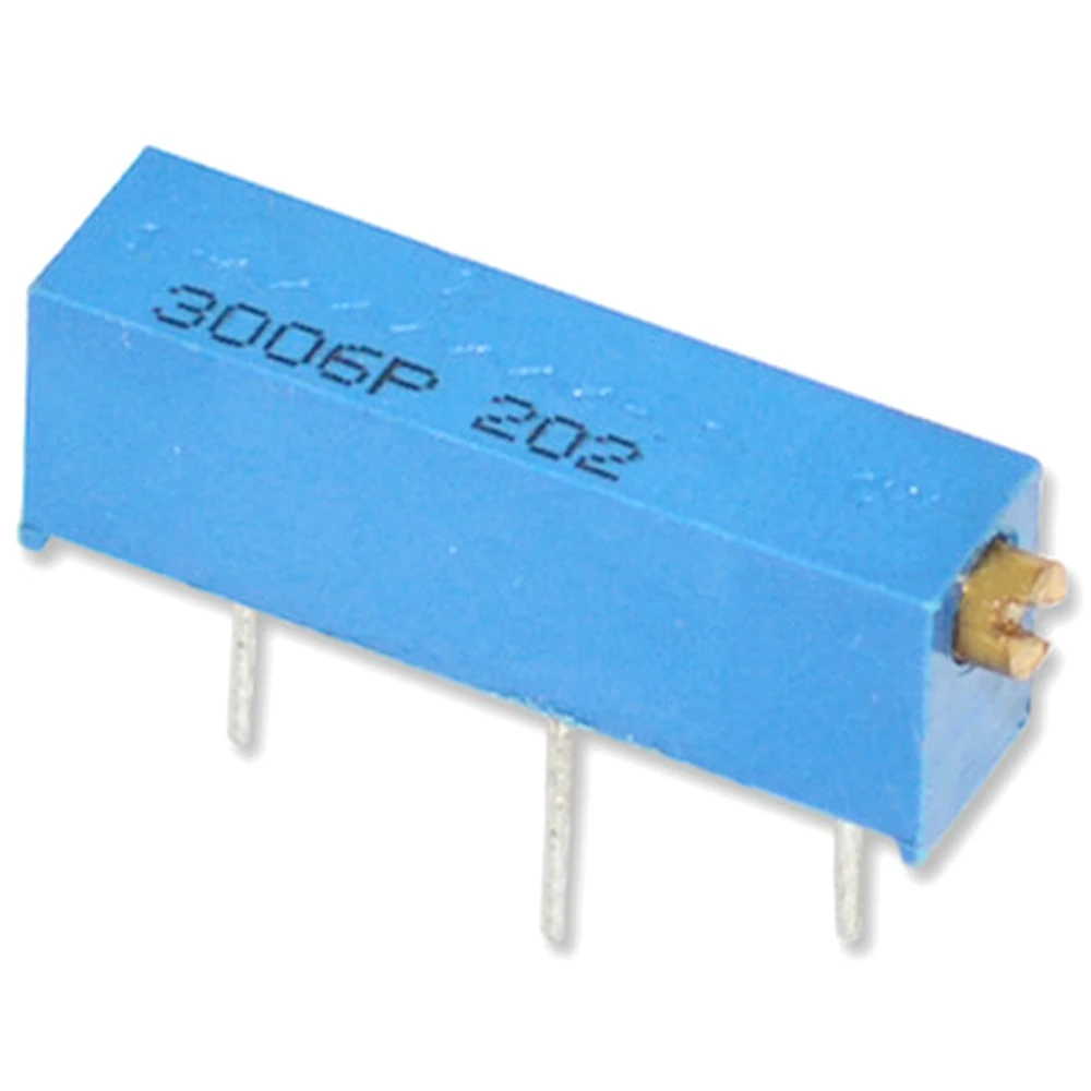 Фото 10PCS 3006P 100 Ohm ~ 500K Ohm Trimmer Potentiometer Resistor 1K 2K 5K 10K 20K 50K 100K 200K 500 New №3