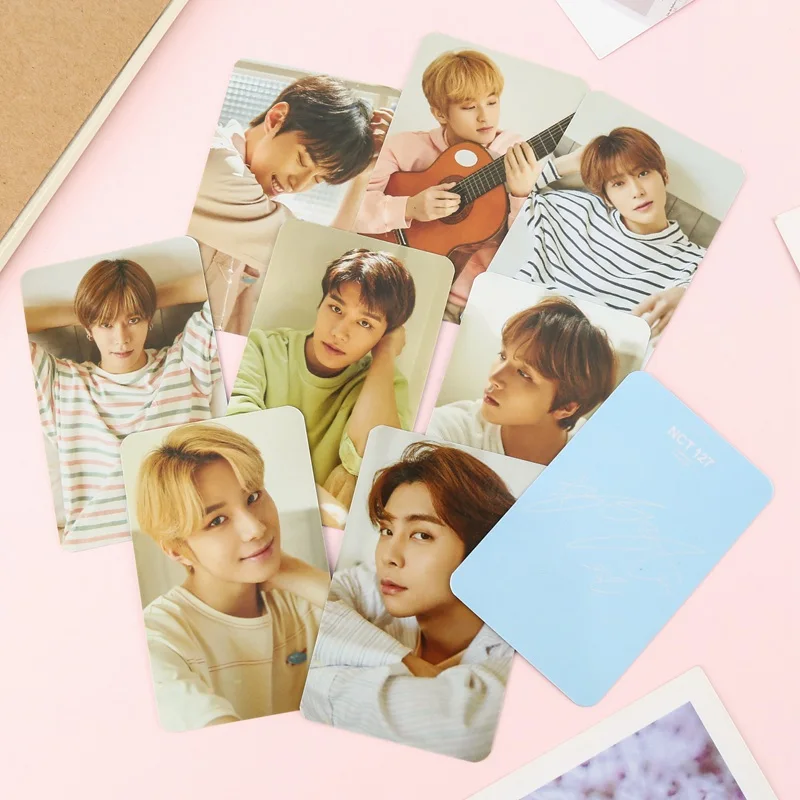 9 шт./компл. NCT 127 Фотокарточка постер ломо карточки самодельные бумажные