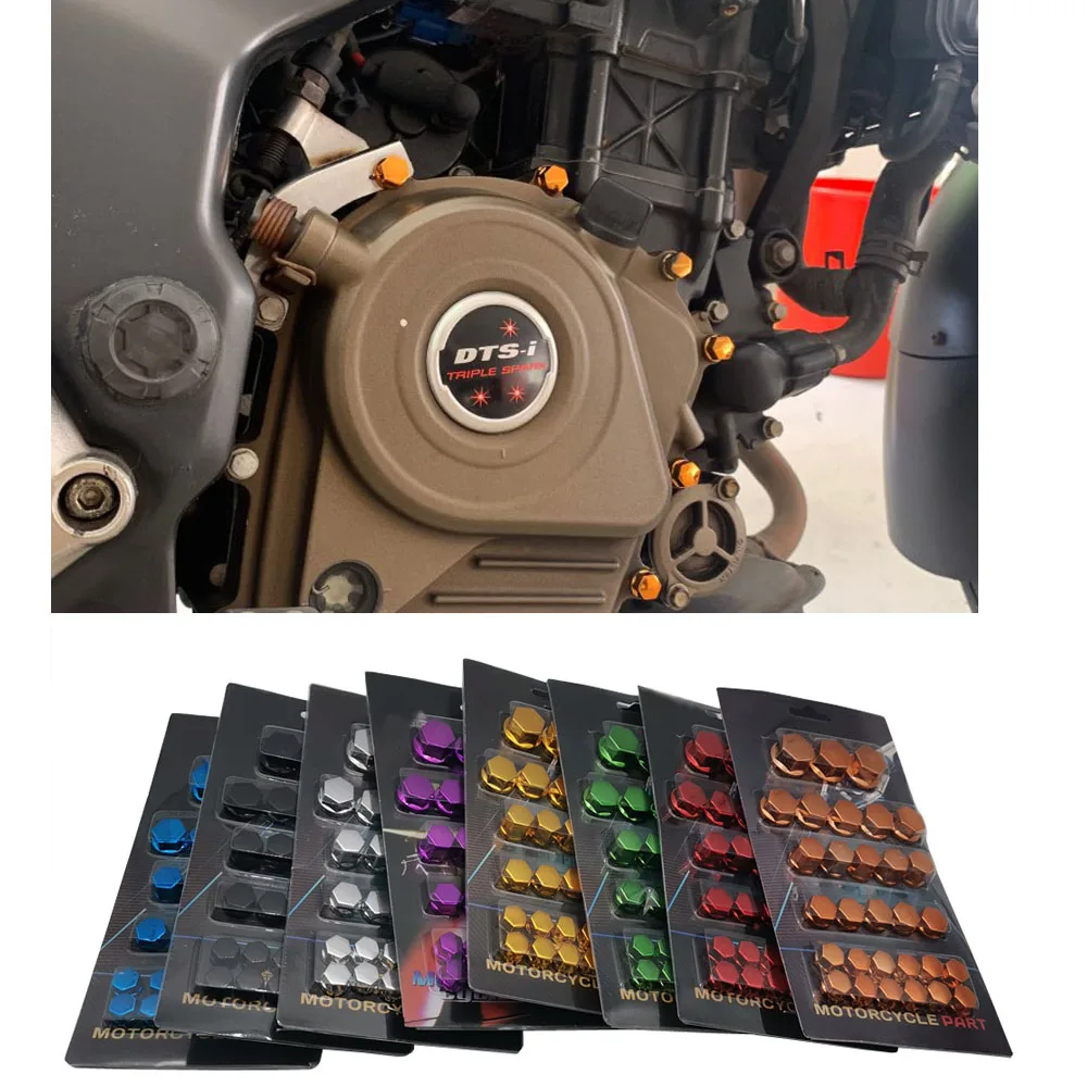 

30pcs Motorcycle Nut Caps Motorbike Screw Bolt Cover Modification Accessories for Yamaha Honda SUZUKI