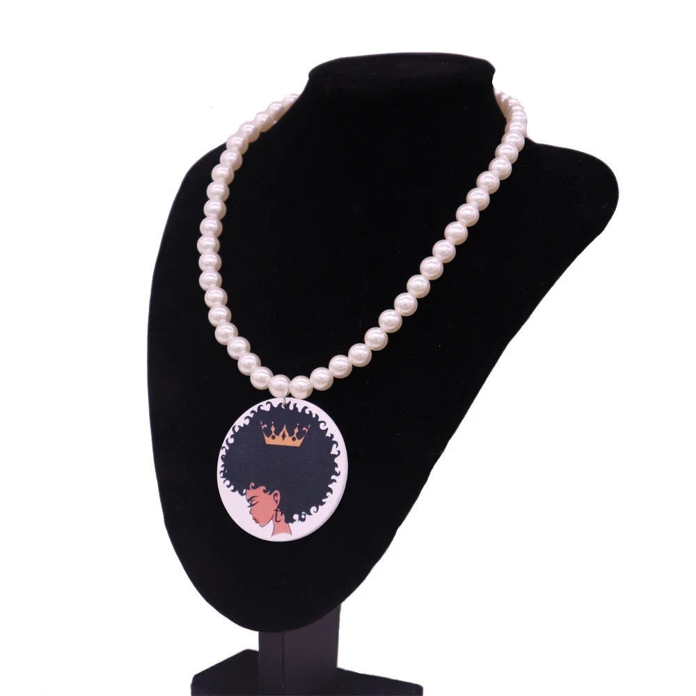 Новый дизайн ручной работы африканская афро Этническая Черная Корона Девушка