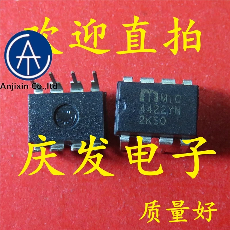 

10 шт. натуральные оригинальная новинка в наличии MIC4422YN 4422YN MIC4422 DIP8