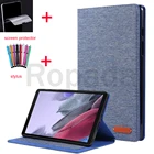 Чехол для Samsung Tab A7 Lite, 2021 дюйма, ковбойский чехол-книжка, чехол для планшета SM-T220 T225, Защитная пленка для экрана и стилус