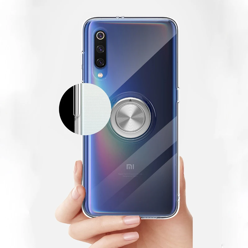 Чехол для Huawei Nova 5T роскошный чехол с магнитным кольцом подставкой мягкие