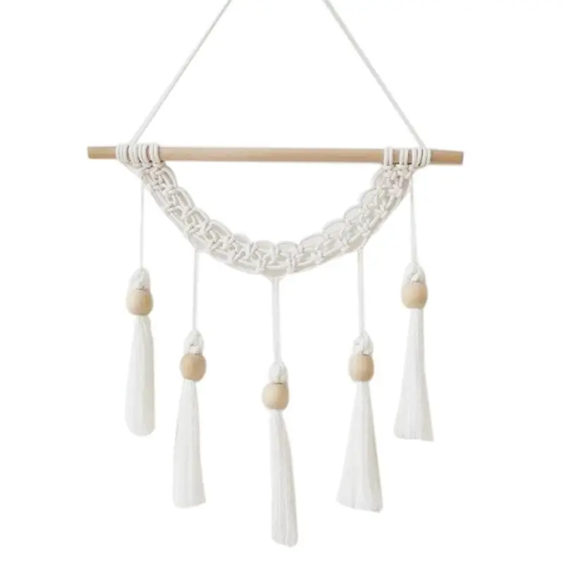 

Nordic Tassel Wind Bell Ornament Handmade Children Room Crib Decorations