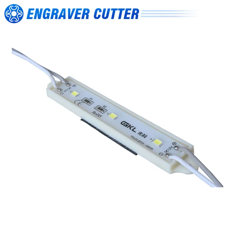 100 шт. SMD 2835 водонепроницаемый светодиодный модуль (3 s 0 72 Вт L80 x W15 H5mm светильник для
