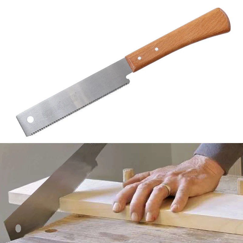 Японская пила Ryoba с 3 кромками ручная Гибкая для тонкой резки дерева