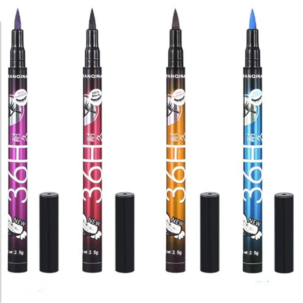 

Women 36H Black Eyeliner Pencil Waterproof Pen Precision Long-lasting Liquid Eye Liner Smooth Make Up Beauty Tools for eyeshadow