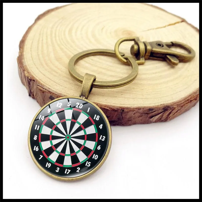Горячая Распродажа брелок для Дротика ключей в европейском и американском ретро