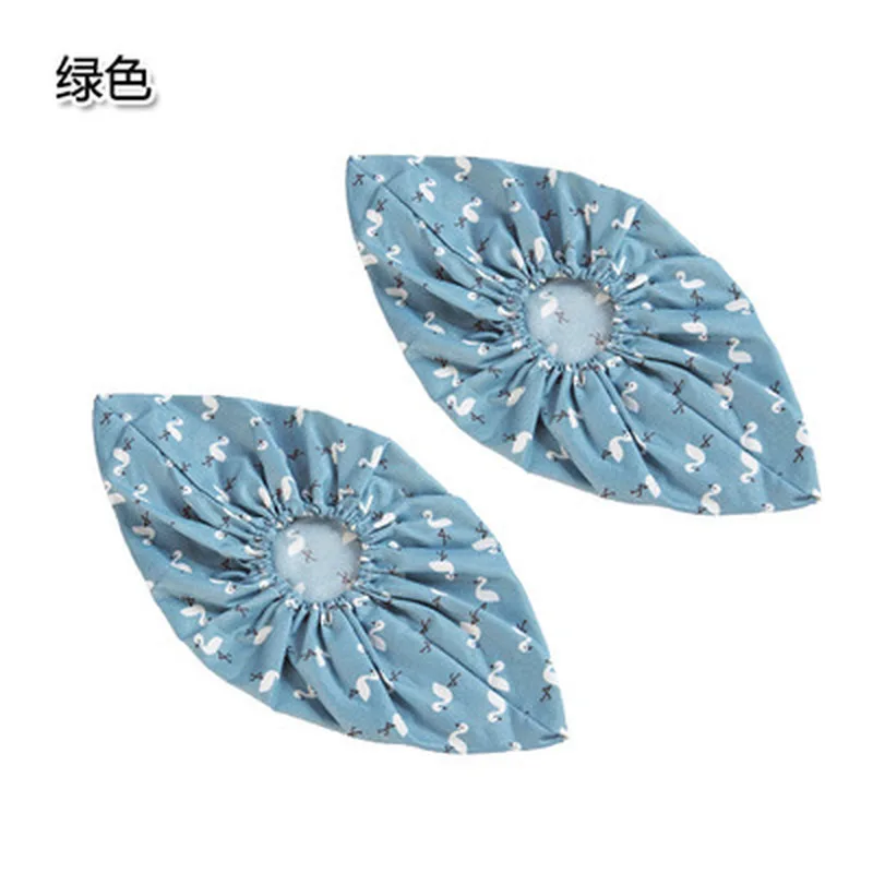 2 пары в наборе утепленные многоразовые эластичные бахилы домашние