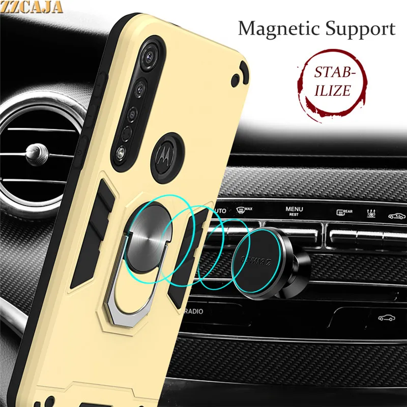 Магнитный ударопрочный армированный чехол для Motorola Moto P40 G7 Power E5 G6 Play G8 Plus One Macro из