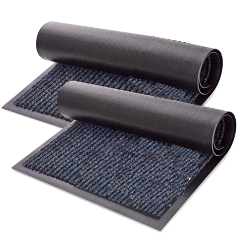 2-Pack полосатый дверной коврик для пола-Крытый Открытый улицы добро пожаловать
