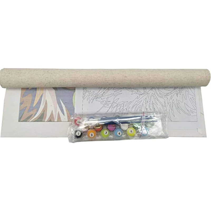 Diy Цифровая живопись по номерам Бескаркасный Абстрактный пейзаж Настенная