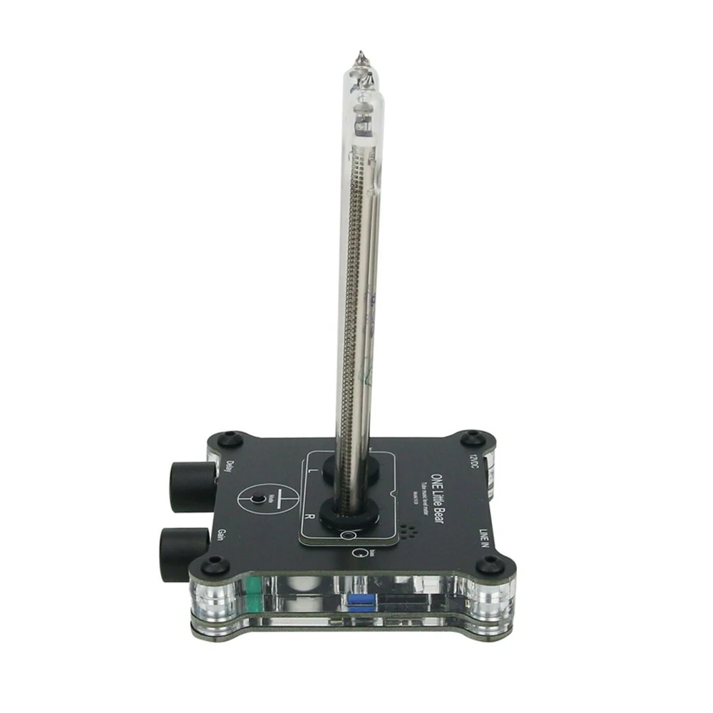 Exquisite Dual IN9 Nixie Tube Sound Level Meter Audio Display Analyzer Music Spectrum MIC Support ACG DB Two Display Modes