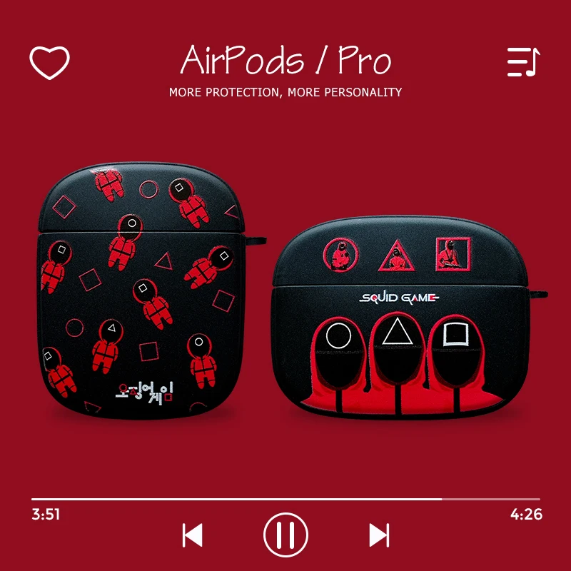 

Мягкий силиконовый чехол для наушников Apple AirPods 1 2 3 Pro