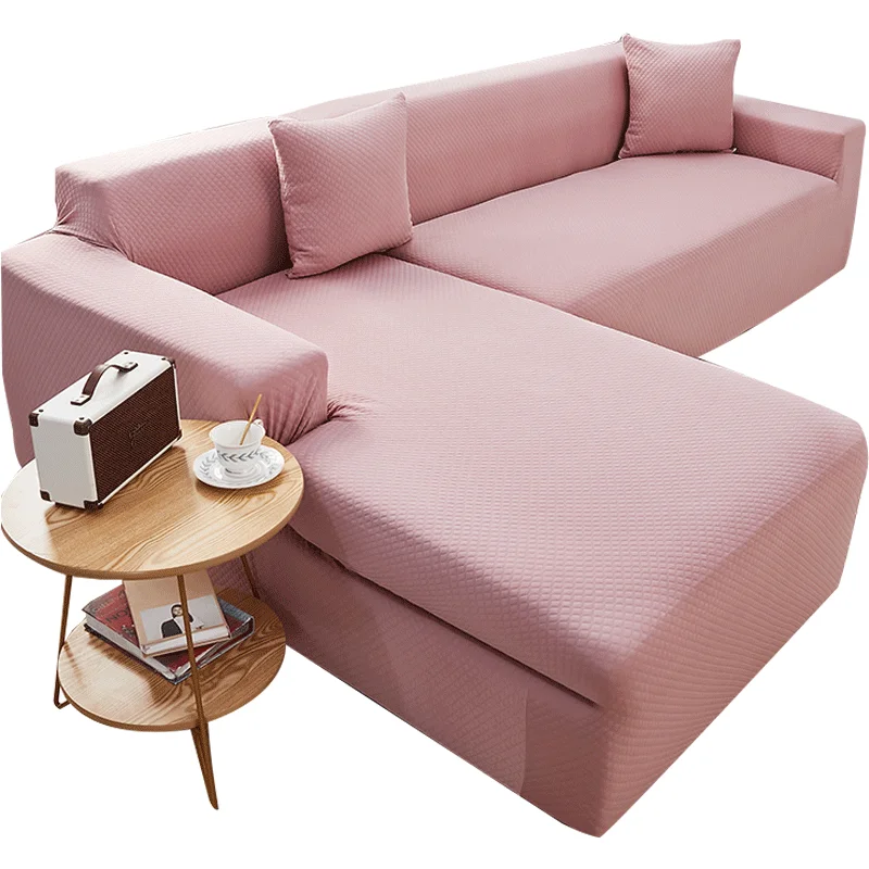 

Breathable Knit Sofa Cover Fabric Anti Slip Four Seasons Universal Nordic Modern Sofa Cover Stretch Capa Sofa Home Decor DG50SC