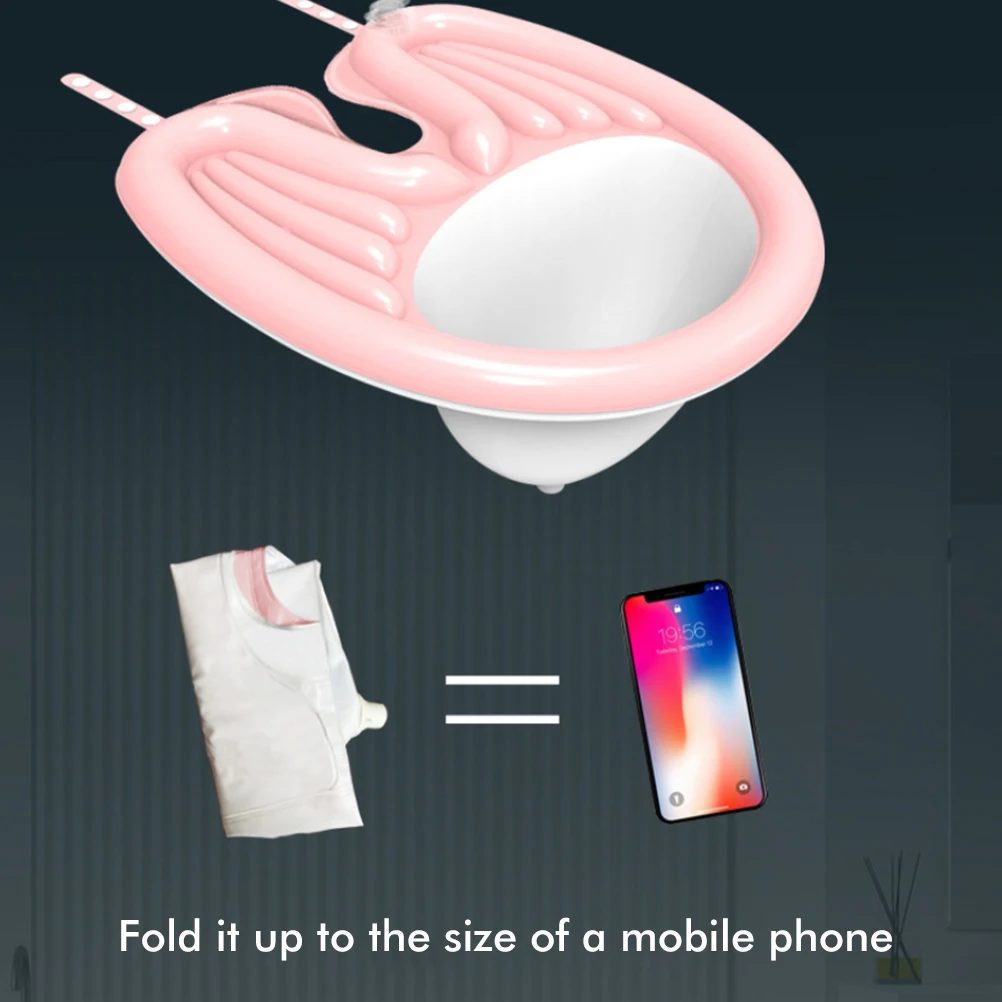 Надувная раковина для мытья волос портативная складная шампуня из ПВХ