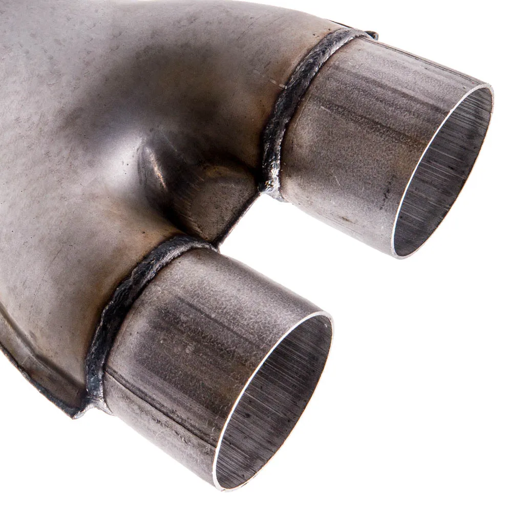 2.5" Dual Exhaust X-Pipe Tip Welded on Inlet/Outlet 2.5 inch Crossover Tail Pipe | Автомобили и мотоциклы