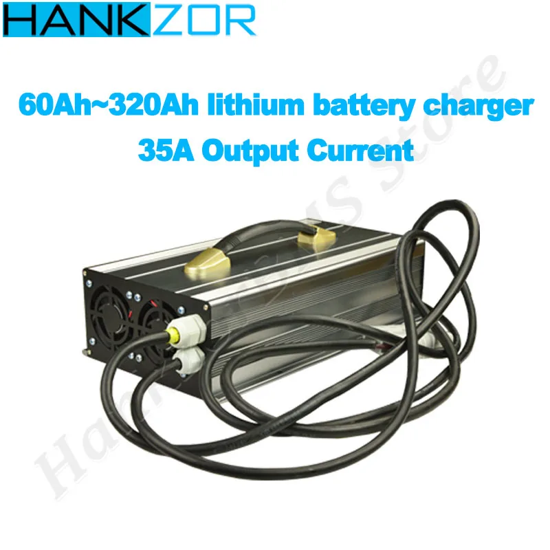 

35A High Power Electric Vehicle Charger 220V Input 36V 48V 60V 72V Output For 4.2V Li-ion 3.65V LiFePo4 Battery Pack