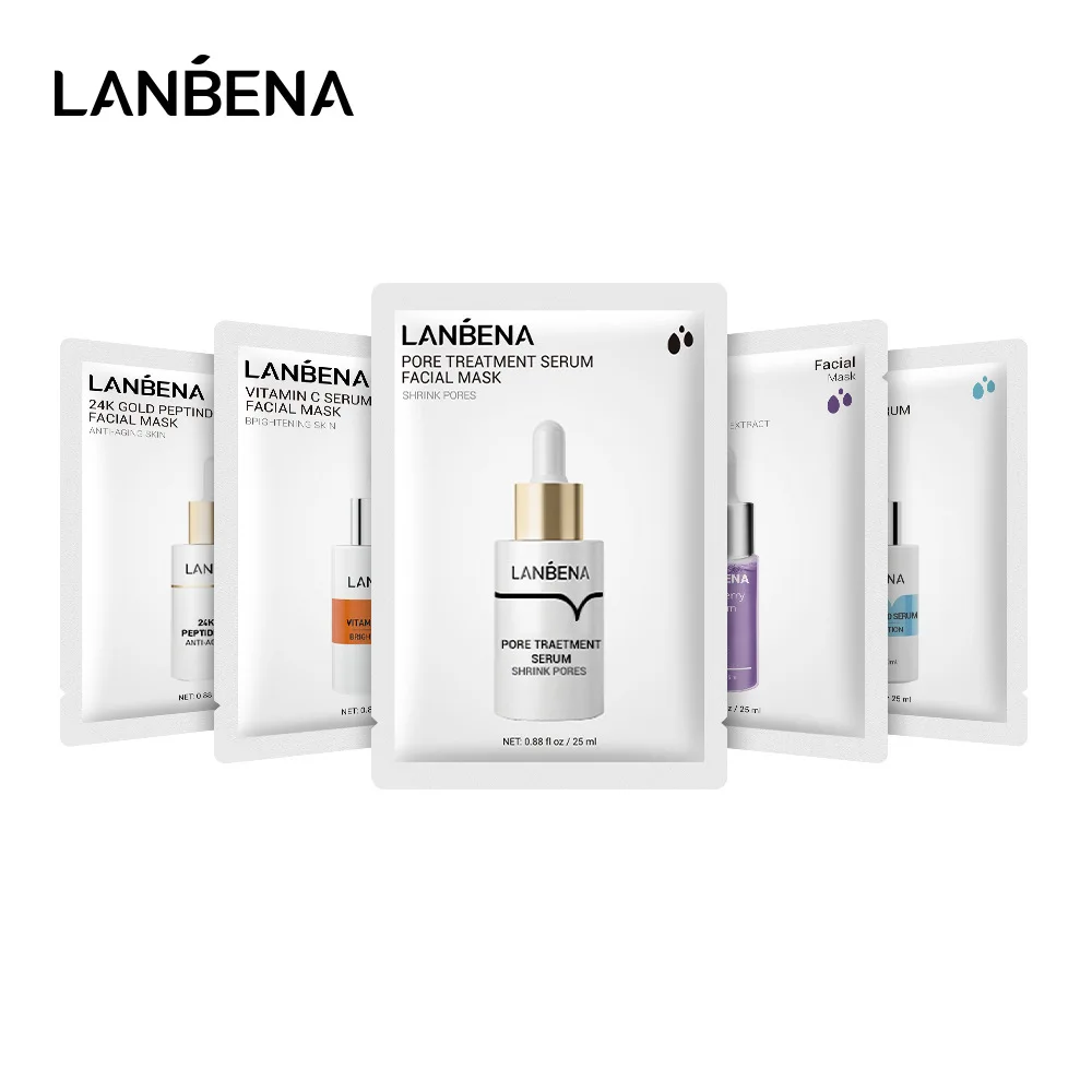 Увлажняющая маска для лица с гиалуроновой кислотой 6 пептидов | Красота и