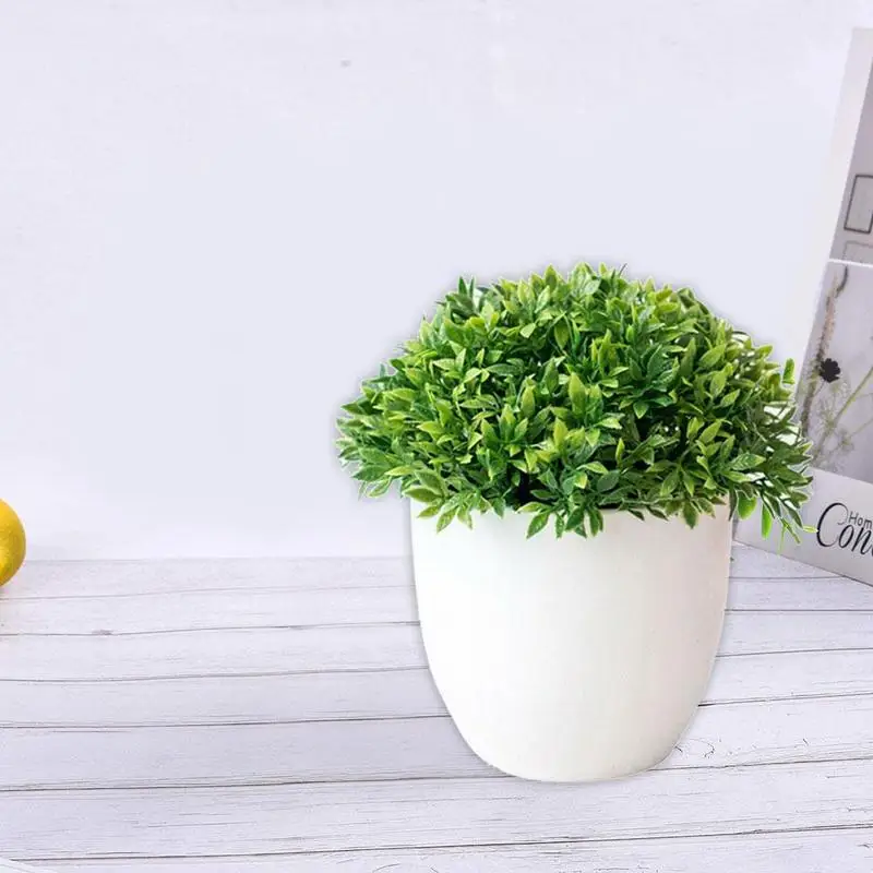 

Vivid and realistic artificial plant bonsai bonsai green small tree plant fake flower potted home decoration party decoration