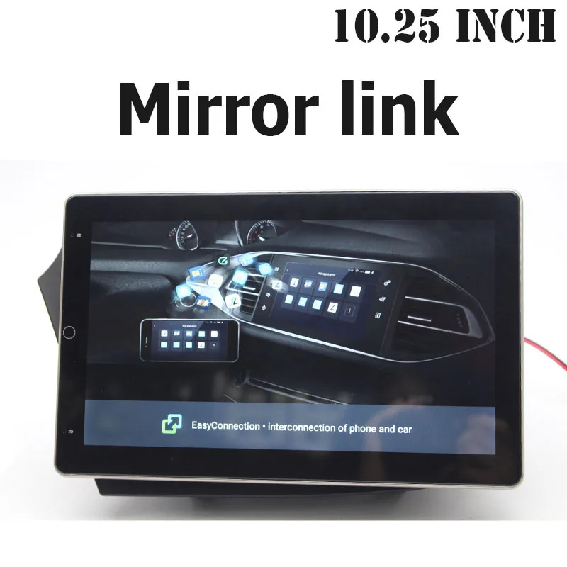 ISP Экран 10 25 дюймов 360 Вращение Android 0 автомобильный мультимедийный плеер Carpaly GPS