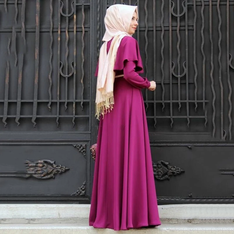 Длинное женское платье накидка мусульманского народа хуэй Женский Национальный