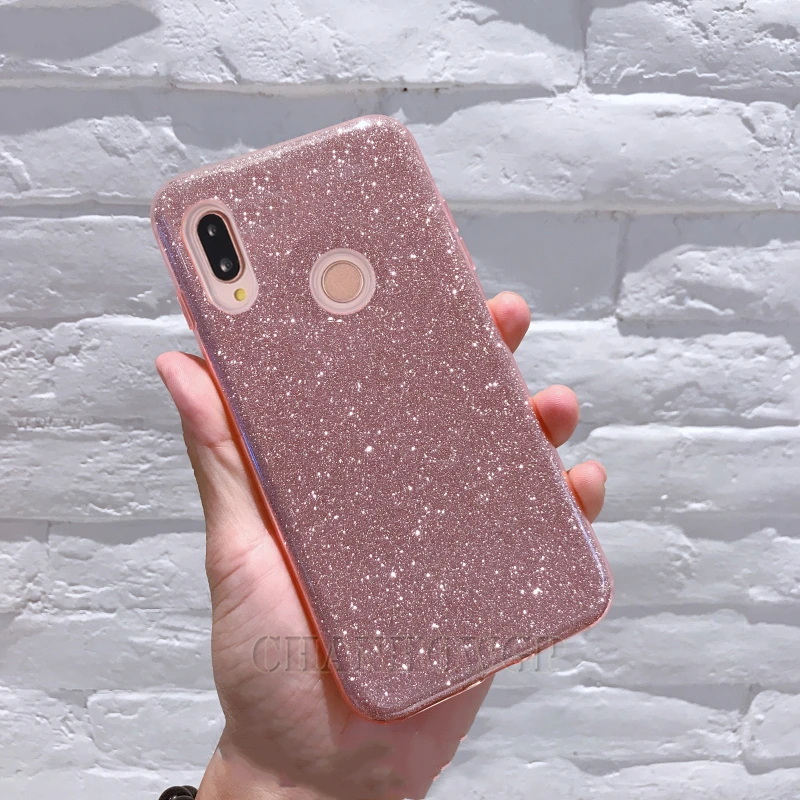 Блестящий Мягкий силиконовый чехол для huawei P30 P20 P10 P Smart mate 20 Lite Y5 Y6 Y7 Prime Honor 10 9 8X 7A 7C Pro Nova 2i
