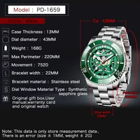 2020 New PAGANI DESIGN Brand Men Watch Automatic Mechanical Stainless Steel Sapphire Glass 100M Waterproof Watches Reloj Hombre