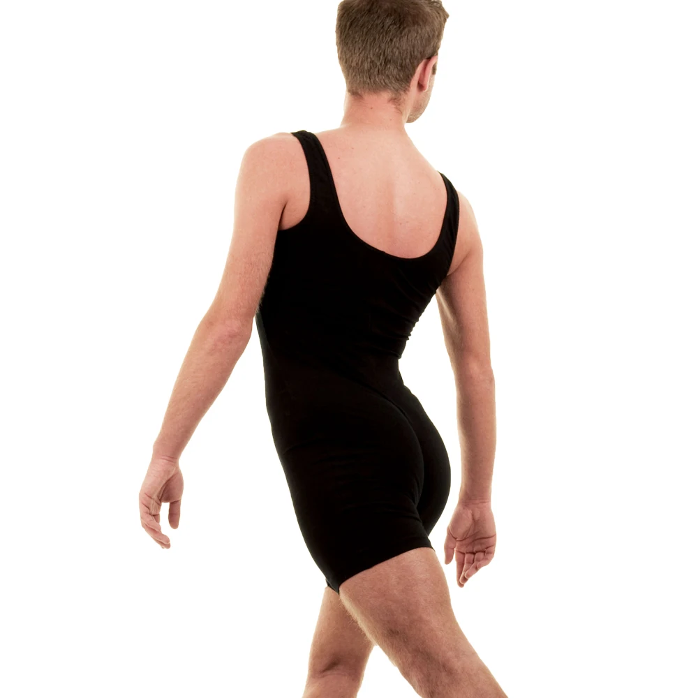 

Men One Piece Tank Biketard Adult Spandex Lycra Scoop Neck Sleeveless Ballet Unitards Gymnastics Bodysuit Dancewear Boys