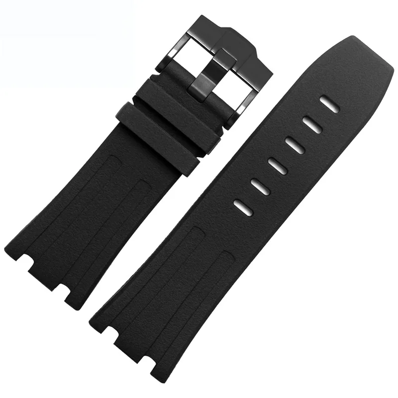 

Watch Accessories Band for AP 15703 Audemars Piguet Royal Oak Offshore series Men Watch Band Chain 28mm rubber Watch Strap Belt