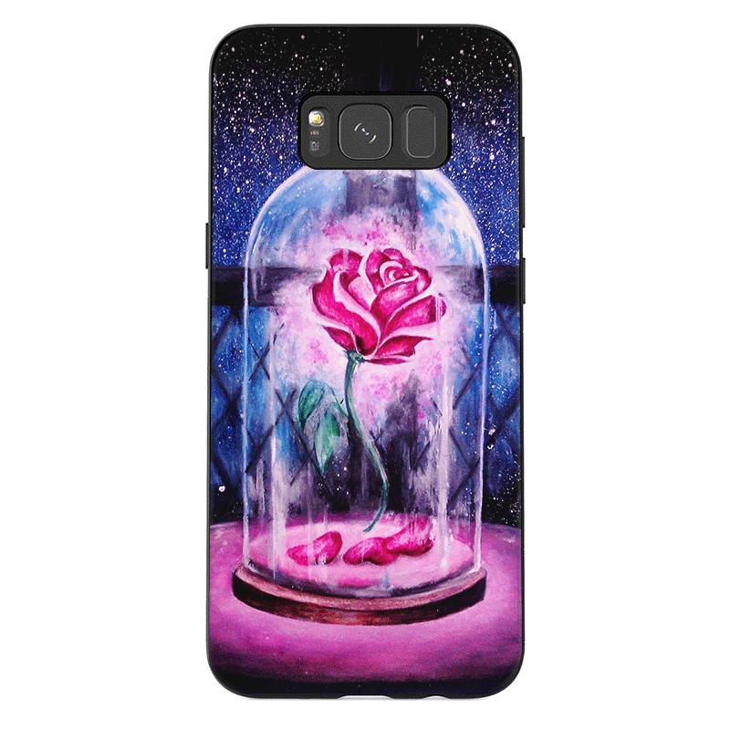 Чехол для телефона для samsung J6 A70 A60 A50 A40 A20 A30 A10 A7 A6 A5 A3 A8 A9 чехол Красавица и Чудовище оболочки - Цвет: B7