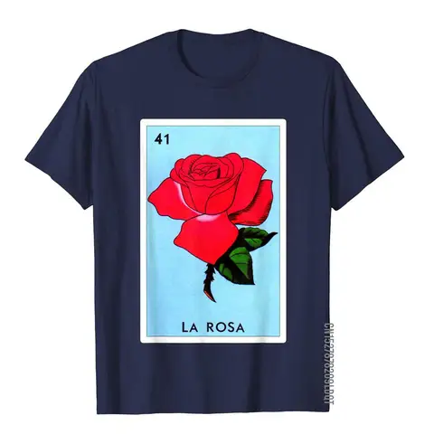 Футболка с мексиканской лотерейной надписью La Rosa, классическая версия, Подарочный хлопковый топ для молодых девушек, футболка в стиле преппи, купоны, футболка