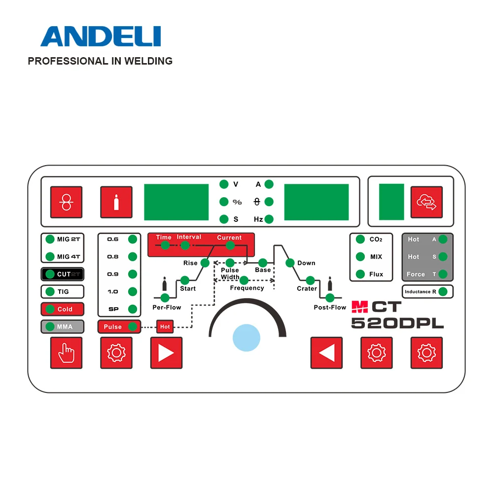 Andeli Mig Lassen сварочный аппарат 220 В MCT-520 Tig Mma Cut Pulse Koud Schoon 5 в 1 Lasser | Инструменты