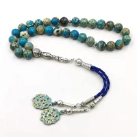mans tasbih natural jaspers stone 33 prayer bead misbaha special rosary muslim accessories jewelry bracelet misbaha