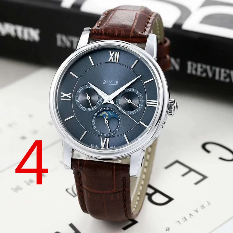 

2021 top luxury new brand watches, quartz, mechanical, leather straps, popular men's casual business watches, Wrist watch