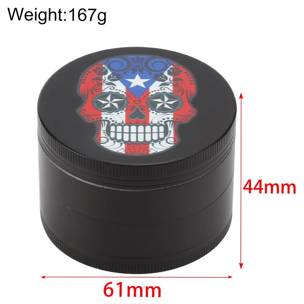 Измельчитель для дыма в виде черепа 4-слойная измельчитель трав из