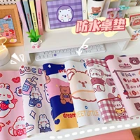 kawaii bear desk mat mouse pad large waterproof desk mat girl student desktop decoration mat writing pad accessories