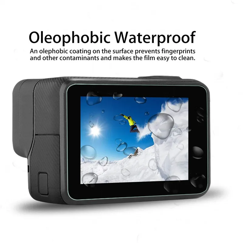 Защитная пленка из закаленного стекла для GoPro Hero 8 7 6 5 черный экран крышка