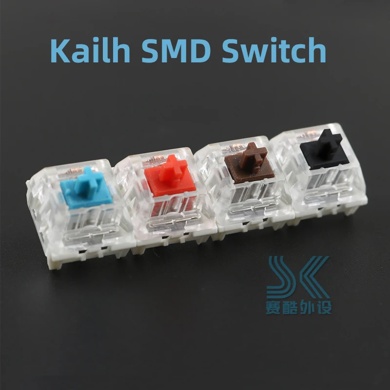 Механическая клавиатура Kailh с переключателем RGB SMD черная красная коричневая