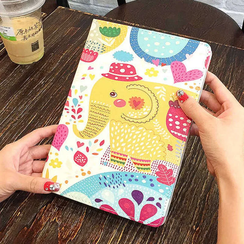 Pad 2019 10 5 задняя Para Флип кожаный чехол сотового телефона с подставкой лотоса олень